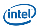 Logo of Intel, a company using Midori apps