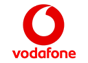 Logo of Vodafone, a company using Midori apps